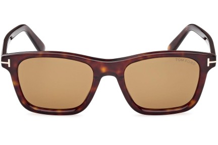 Sluneční brýle Tom Ford Barron FT1179 52E Squared Havana