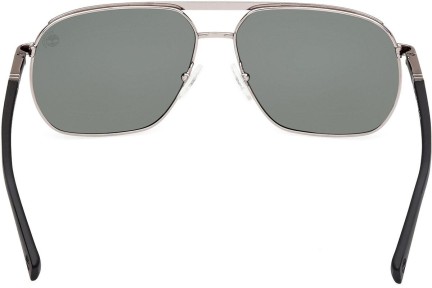 Sluneční brýle Timberland TB00027 08R Polarized Squared Stříbrné