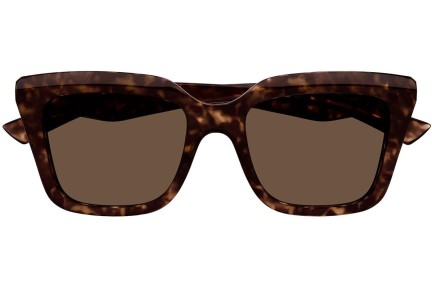 Sluneční brýle Alexander McQueen AM0473S 002 Squared Havana