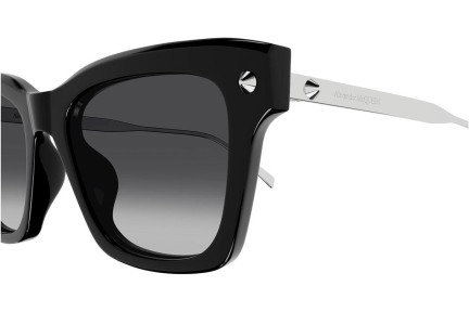 Sluneční brýle Alexander McQueen AM0483S 001 Squared Černé