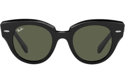 Sluneční brýle Ray-Ban Roundabout RB2192 901/31 Okrouhlé Černé