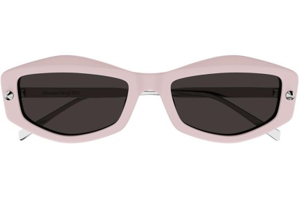 Sluneční brýle Alexander McQueen AM0482S 003 Obdélníkové Růžové