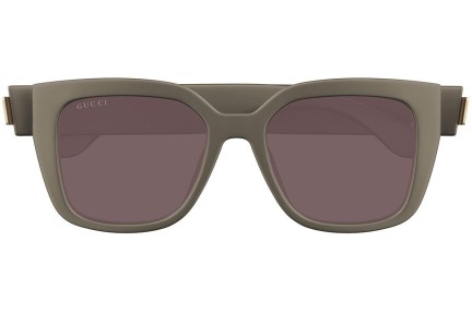 Sluneční brýle Gucci GG1690SK 003 Squared Hnědé