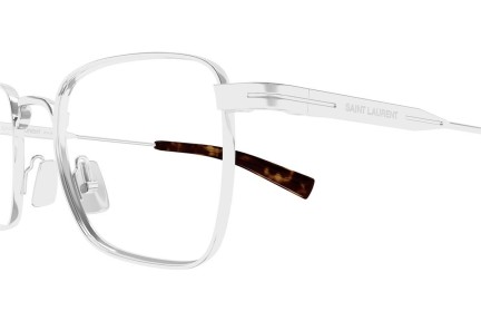 Brýle Saint Laurent SL729 005 Squared Stříbrné