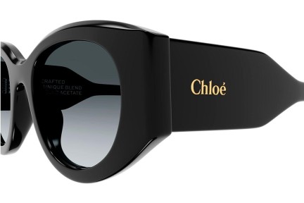 Sluneční brýle Chloe CH0251S 001 Okrouhlé Černé