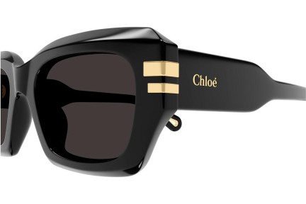 Sluneční brýle Chloe CH0256S 001 Squared Černé