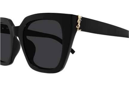 Sluneční brýle Saint Laurent SLM143 001 Squared Černé