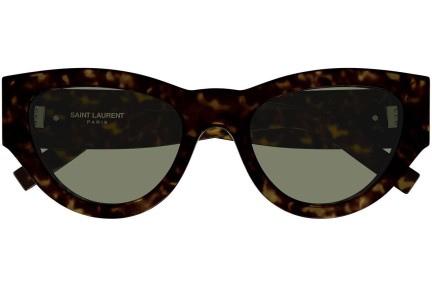 Sluneční brýle Saint Laurent SLM94 008 Cat Eye Havana