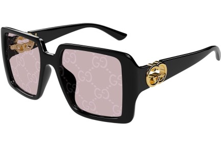 Sluneční brýle Gucci GG1692S 006 Squared Černé