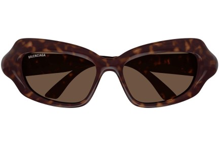 Sluneční brýle Balenciaga BB0354S 002 Cat Eye Havana