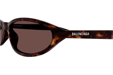 Sluneční brýle Balenciaga BB0007S 013 Oválné Havana