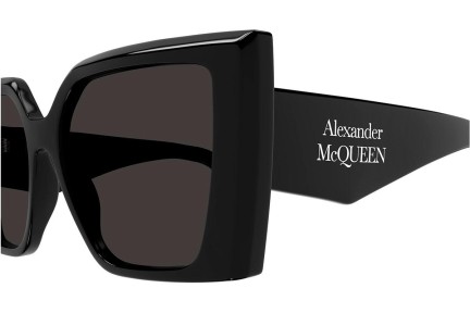 Sluneční brýle Alexander McQueen AM0467S 001 Squared Černé