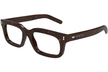 Sluneční brýle Gucci GG1711S 003 Squared Hnědé