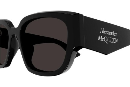 Sluneční brýle Alexander McQueen AM0468S 001 Squared Černé