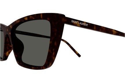 Sluneční brýle Saint Laurent SL737MICATHIN 002 Cat Eye Havana