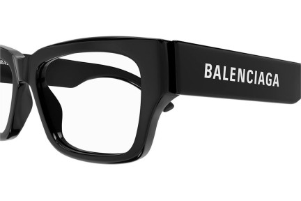 Brýle Balenciaga BB0376O 001 Squared Černé