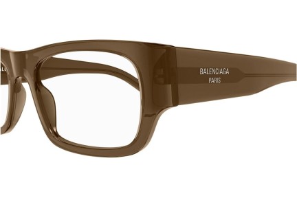 Brýle Balenciaga BB0370O 004 Obdélníkové Hnědé