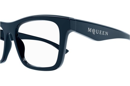 Brýle Alexander McQueen AM0475O 008 Squared Modré