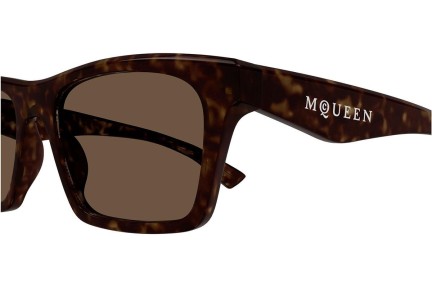 Sluneční brýle Alexander McQueen AM0472S 002 Squared Havana