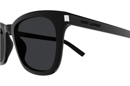 Sluneční brýle Saint Laurent SL716SLIM 001 Squared Černé