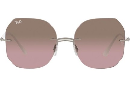 Sluneční brýle Ray-Ban Titanium Collection RB8067 159/14 Squared Stříbrné