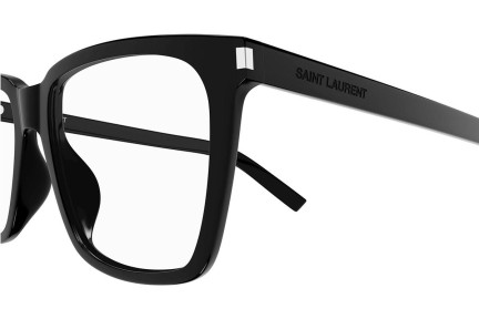 Brýle Saint Laurent SL717SLIM 001 Squared Černé