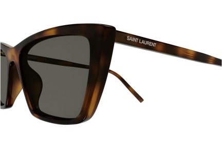 Sluneční brýle Saint Laurent SL737MICATHIN 003 Cat Eye Havana