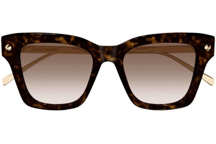 Sluneční brýle Alexander McQueen AM0483S 002 Squared Havana