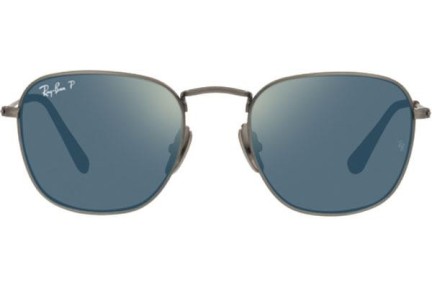 Sluneční brýle Ray-Ban Frank Titanium Collection RB8157 9208T0 Polarized Squared Stříbrné