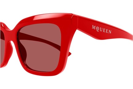 Sluneční brýle Alexander McQueen AM0473S 003 Squared Červené