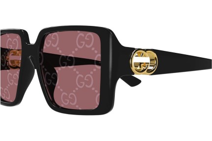 Sluneční brýle Gucci GG1692S 006 Squared Černé