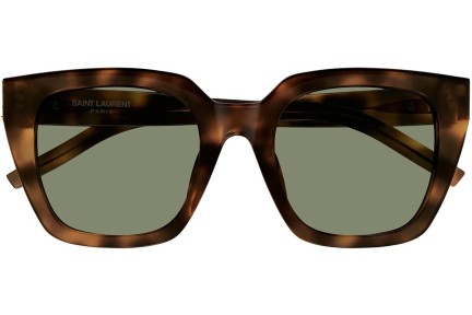 Sluneční brýle Saint Laurent SLM143 003 Squared Havana