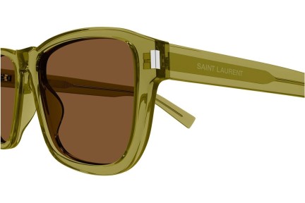 Sluneční brýle Saint Laurent SL710 005 Squared Zelené