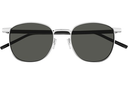 Sluneční brýle Saint Laurent SL747 007 Squared Stříbrné