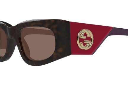 Sluneční brýle Gucci GG1664S 004 Squared Havana