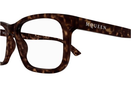 Brýle Alexander McQueen AM0486O 007 Squared Havana