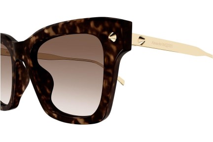 Sluneční brýle Alexander McQueen AM0483S 002 Squared Havana