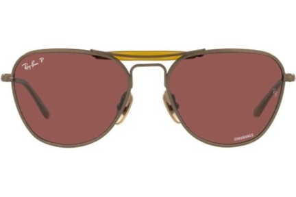 Sluneční brýle Ray-Ban Chromance Collection RB8064 9207AL Polarized Speciální Hnědé