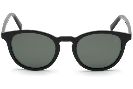 Sluneční brýle Timberland TB9197 01R Polarized Okrouhlé Černé