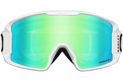 Lyžařské brýle Oakley Line Miner XM OO7093-08 PRIZM Jednolité | Shield Bílé