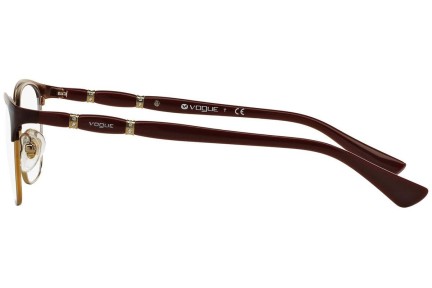 Brýle Vogue Eyewear VO3987B 986 Squared Hnědé