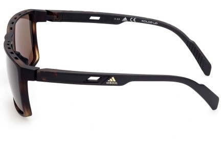 Sluneční brýle Adidas Sport SP0034 52E Obdélníkové Havana