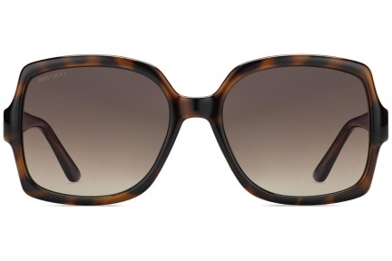 Sluneční brýle Jimmy Choo Sammi/G/S 086/HA Polarized Oversize Havana