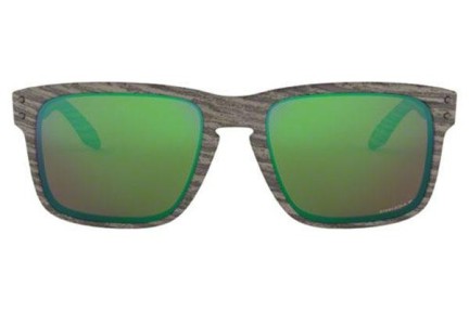 Sluneční brýle Oakley Holbrook OO9102-J8 Polarized Squared Hnědé