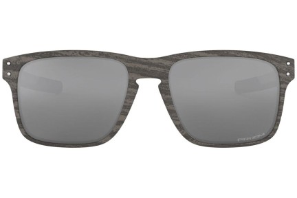 Sluneční brýle Oakley Holbrook Mix Woodgrain Collection OO9384-04 PRIZM Obdélníkové Hnědé