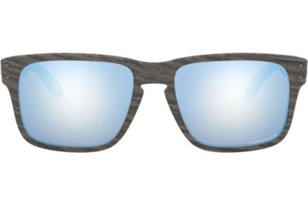 Sluneční brýle Oakley Holbrook XS OJ9007-11 Polarized Squared Hnědé