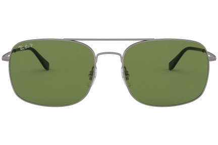 Sluneční brýle Ray-Ban RB3611 029/O9 Polarized Squared Šedé