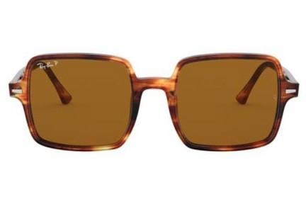 Sluneční brýle Ray-Ban Square II RB1973 954/57 Polarized Oversize Havana