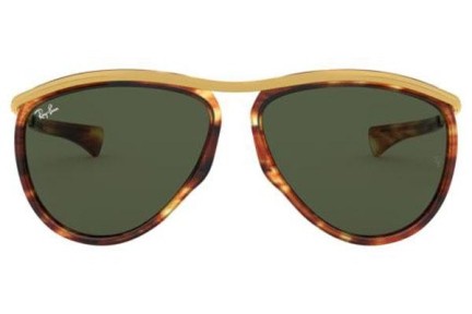 Sluneční brýle Ray-Ban Olympian Aviator RB2219 954/31 Pilot Havana