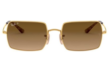 Sluneční brýle Ray-Ban Rectangle RB1969 9147M2 Polarized Squared Zlaté